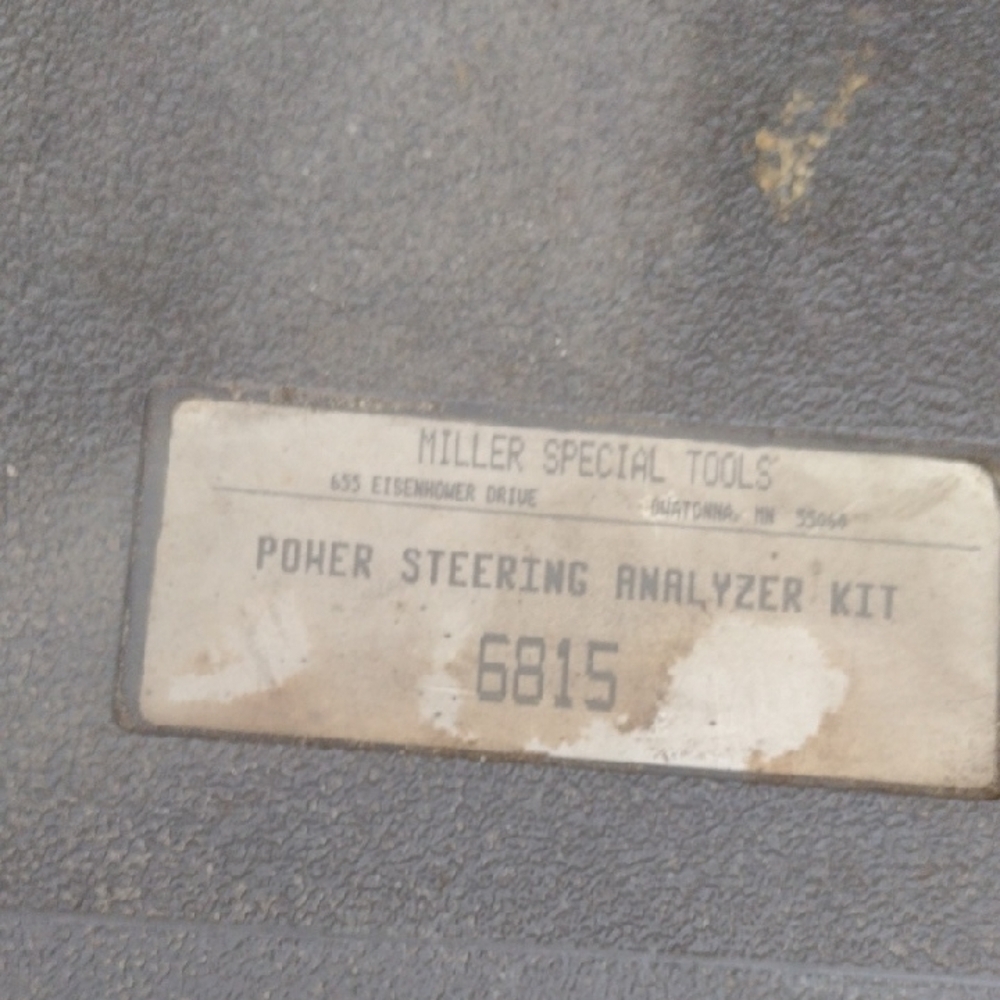 Power Steering Analyzer Kit